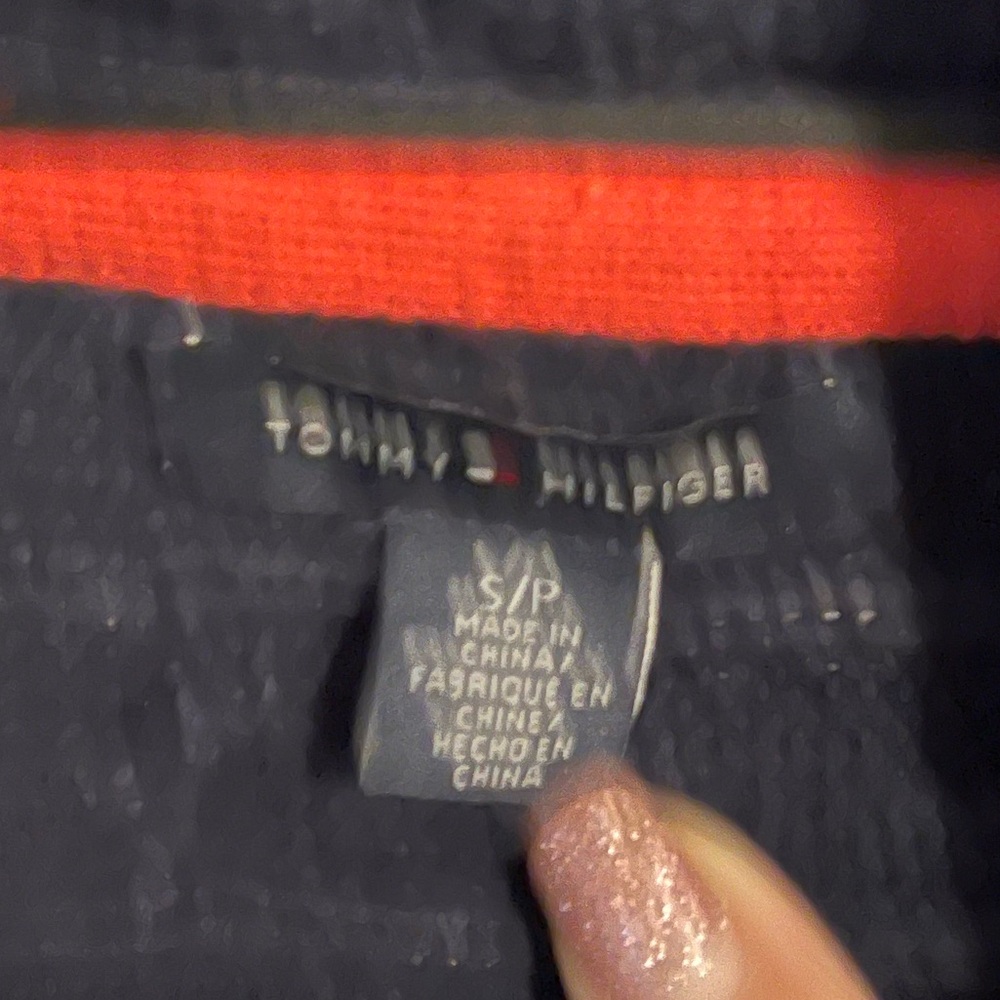 Tommy Hilfiger Navy and Red Garment - Picture 3 of 3